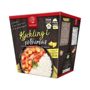 Kyckling i Sötsursås med Ris